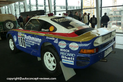 PORSCHE 959 Rally Raid won DAKAR 1986 with René Metge and Dominique Lemoyne